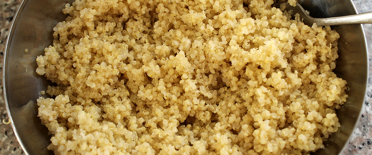 「キヌア」とはどういうもの？アルファベットで「Quinoa」と記述する穀物との事。