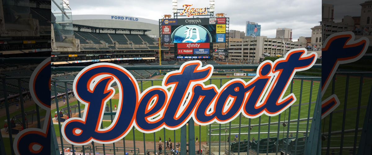 「デトロイト・タイガース」とはどういう意味？英語で「Detroit Tigers」と記述するとの事。