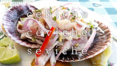 「セビーチェ」とはどういう意味？スペイン語で「cebiche」「ceviche」「seviche」などと記述されるとの事。