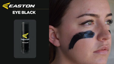 目の下、ほっぺ、頬を黒くしているのはなぜ？「Eye Black（アイ・ブラック）」という商品になるとの事。