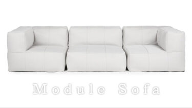 「モジュールソファ」とはどういう意味？英語で「Module Sofa」と記述するとの事。