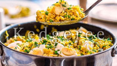 「ケジャリー」とはどういう意味？アルファベットで「Kedgeree」と記述するとの事。