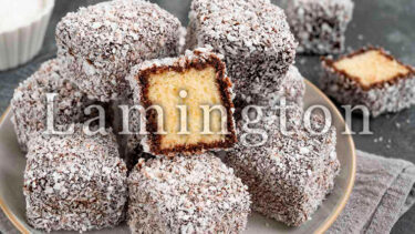 「ラミントン」とはどういう意味？アルファベットで「lamington」と記述するとの事。